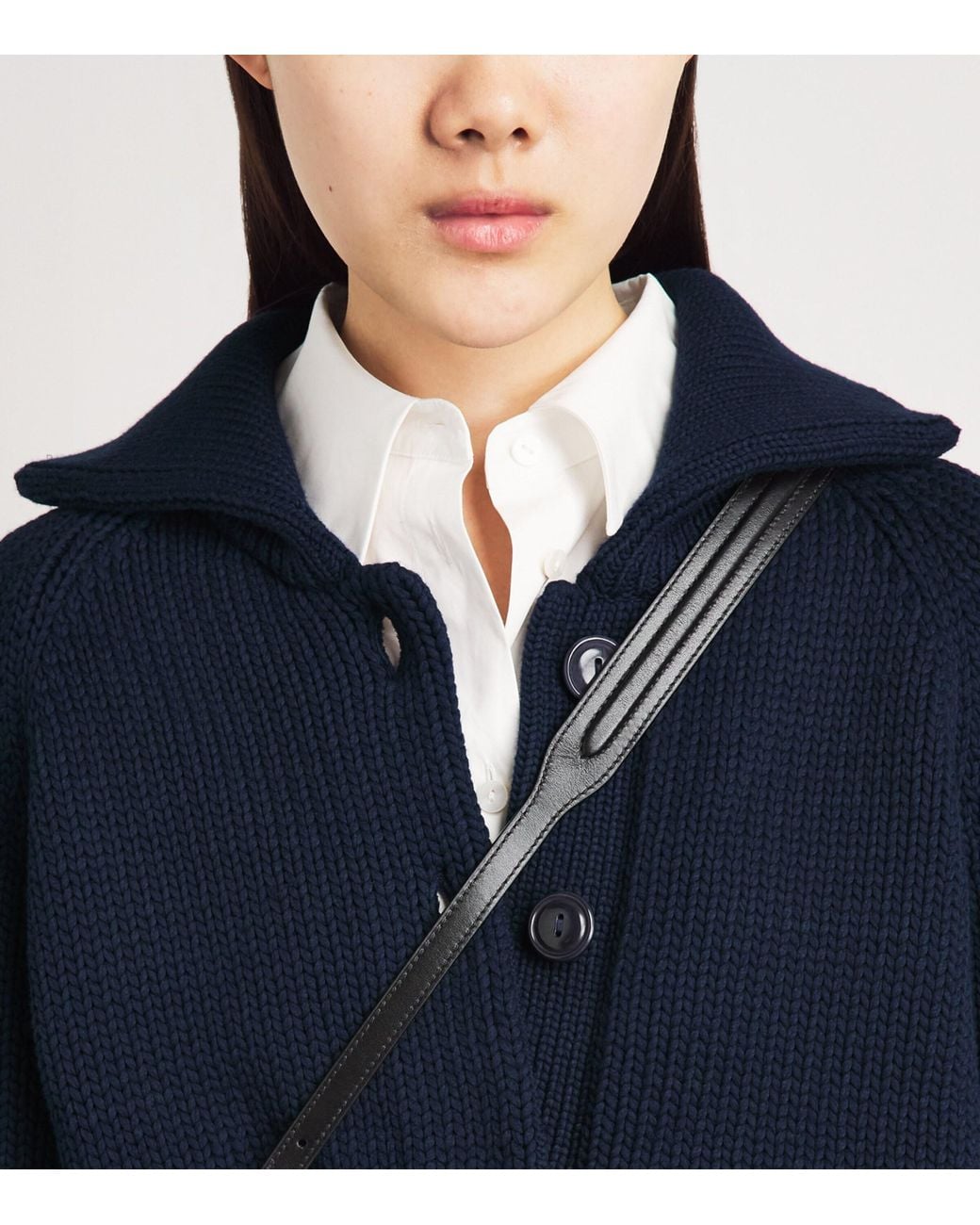 Polo Ralph Lauren Blue Knitted Button-Up Cardigan