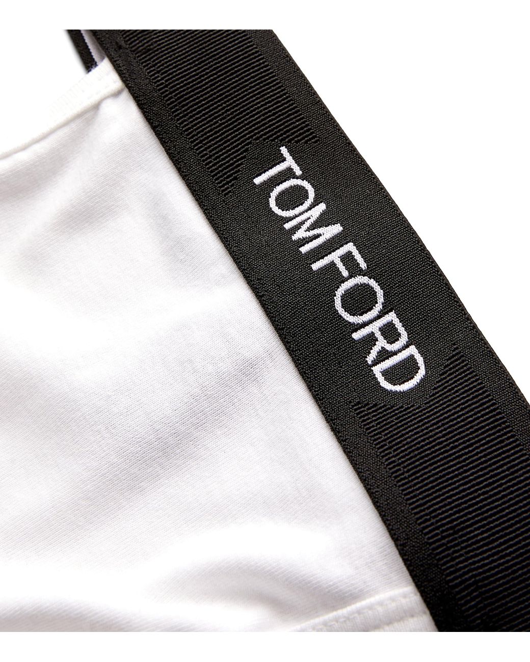 Tom Ford Black Logo Jock Strap for men
