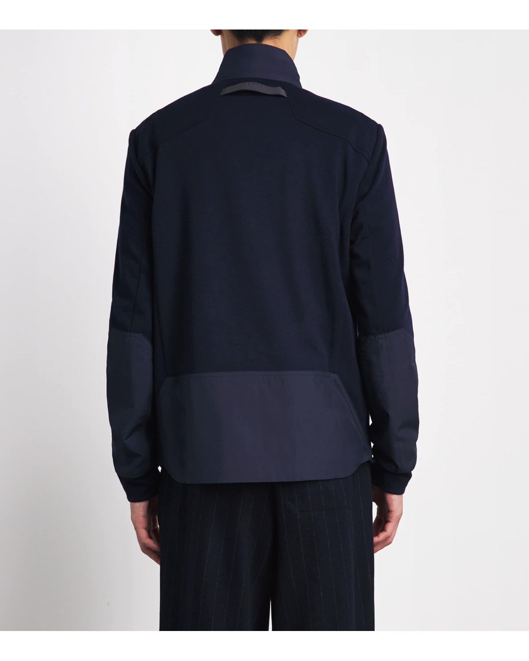Sease Blue Virgin Wool-Blend Explorer Sweatshirt for men