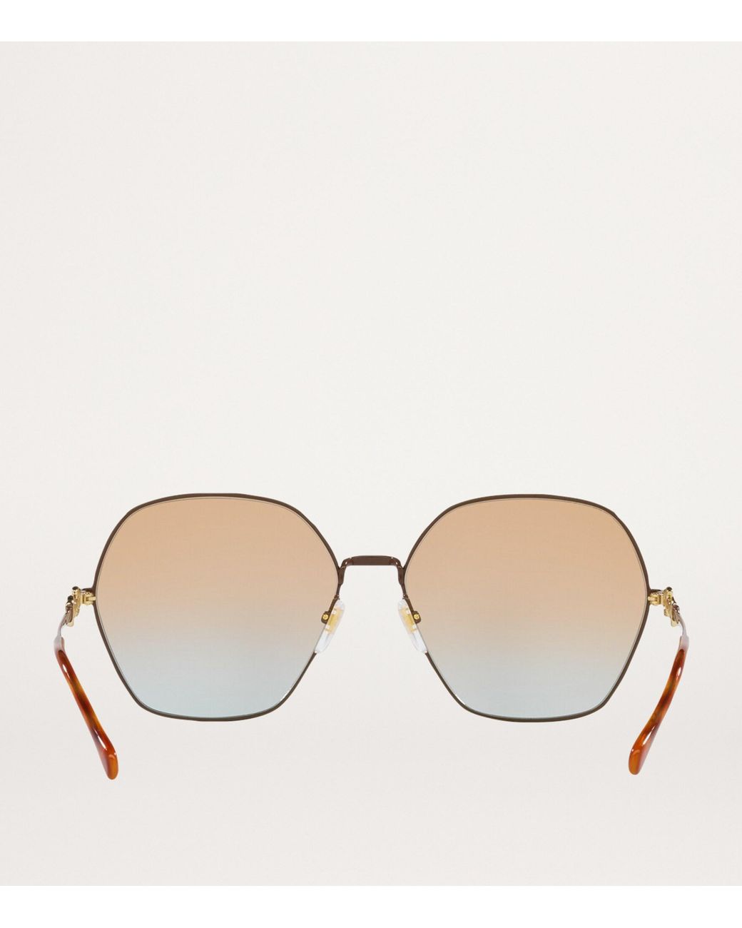 Gucci Brown Metal 0Gc002086 Sunglasses