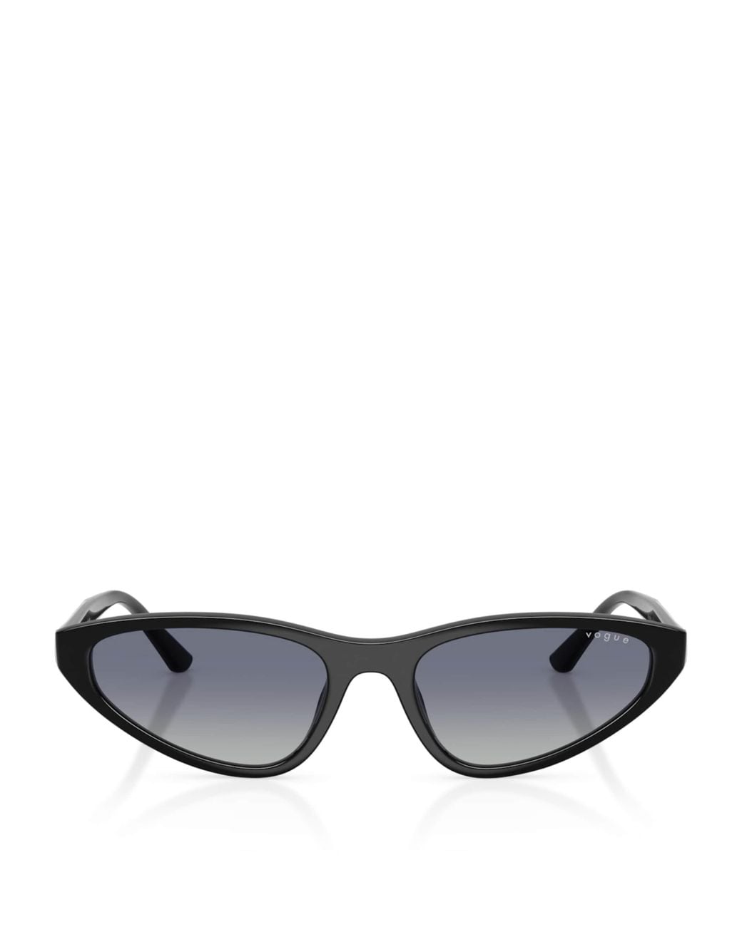 Vogue Black Propionate Cat Eye Sunglasses
