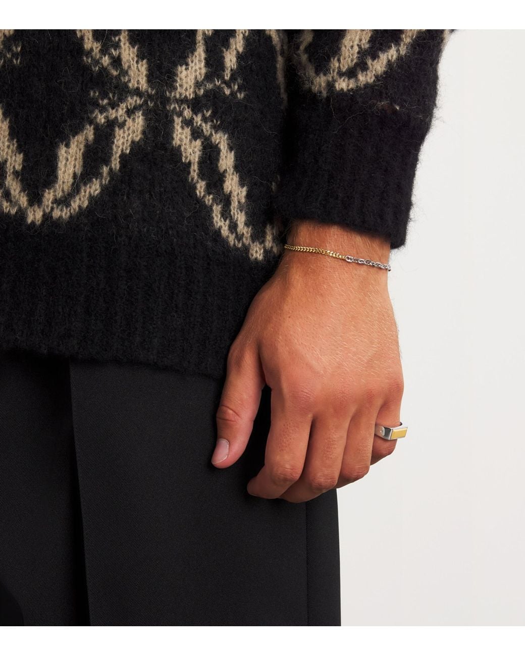Tom Wood Metallic Sterling And Peaky Ring for men