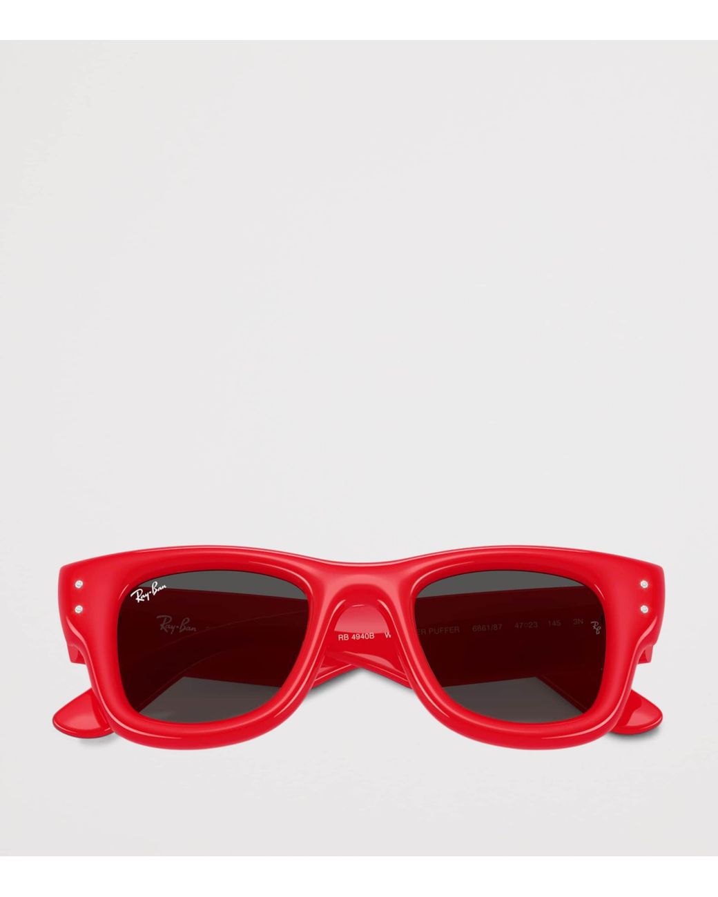 Ray-Ban Red Puffer Crystal Edition Wayfarer Sunglasses