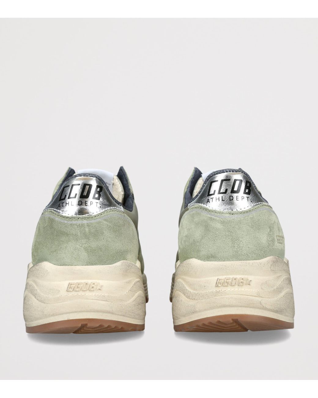 Golden Goose Deluxe Brand Green Running Sole Sneakers for men