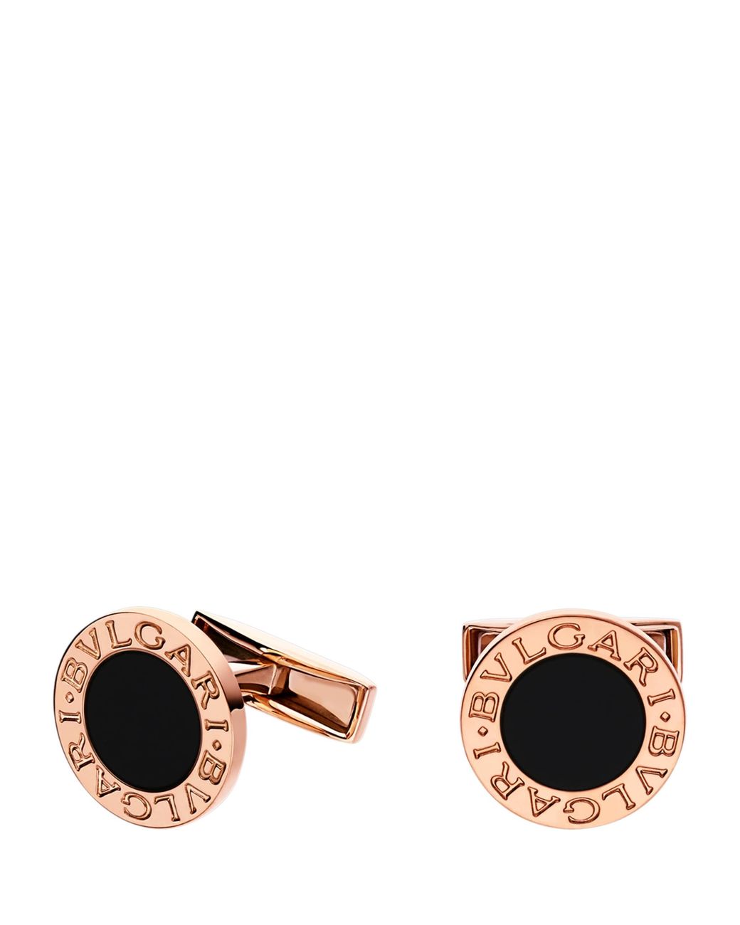 BVLGARI Multicolor And Onyx Cufflinks for men