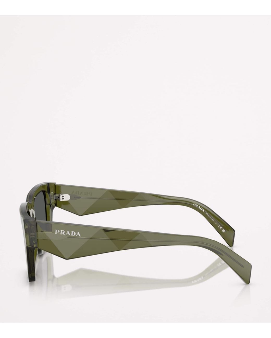 Prada Gray Acetate Pr A06S Sunglasses for men