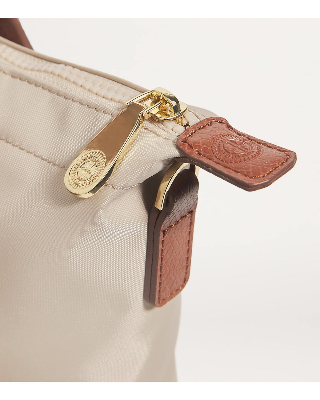 Harrods Natural Grab Nylon Tote Bag