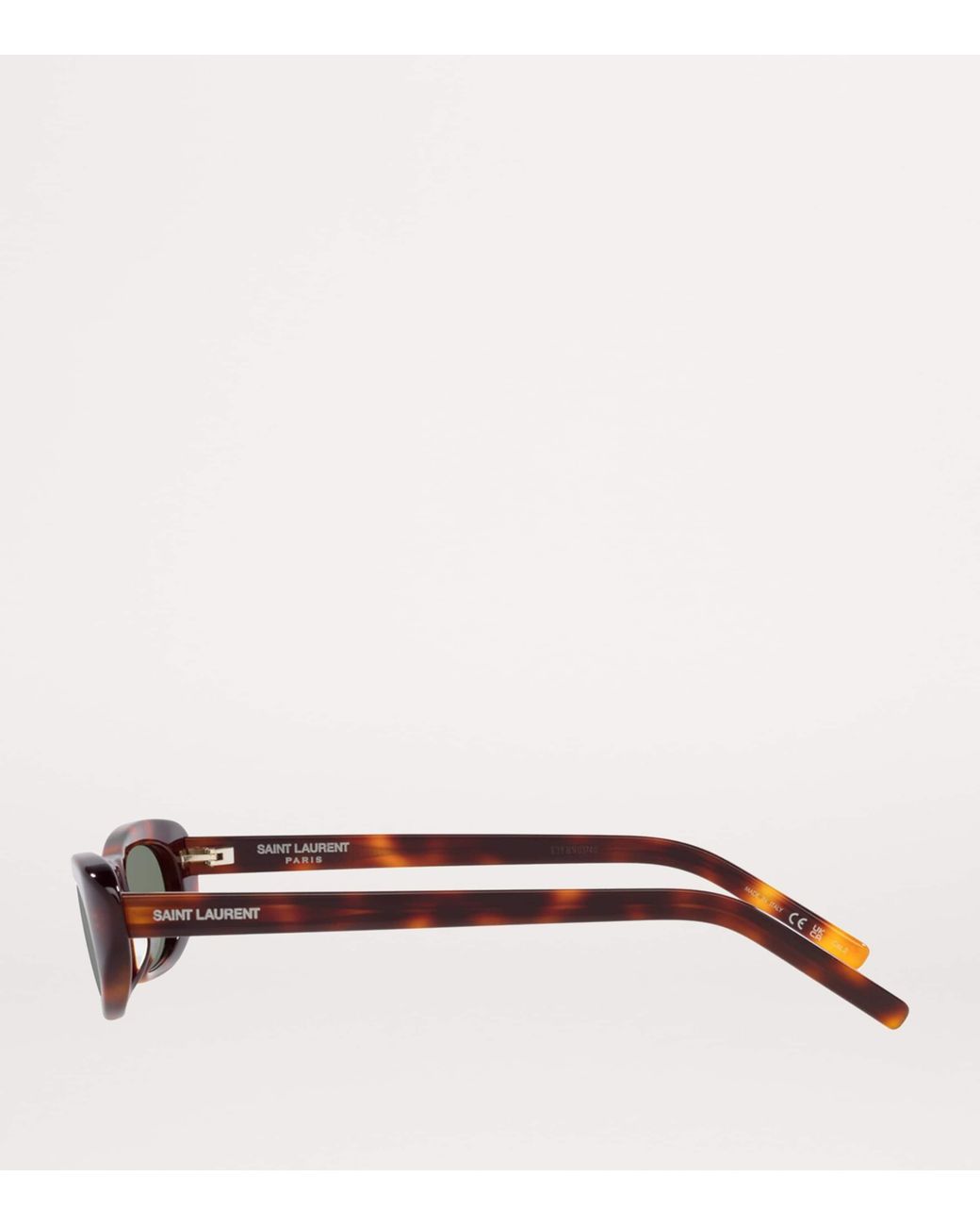 Saint Laurent Green Oval Sunglasses