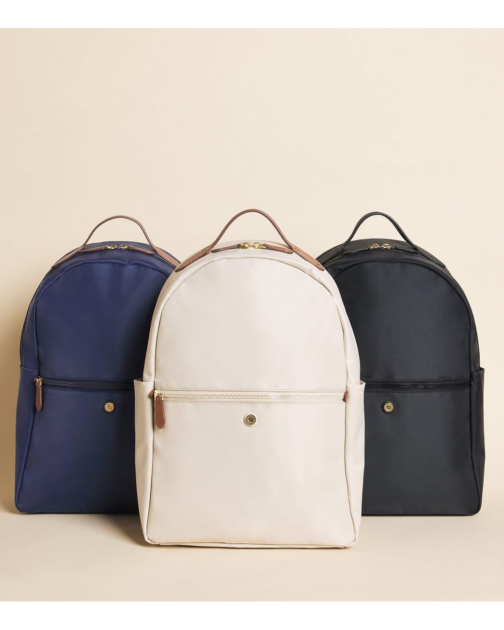 Harrods Blue Nylon Backpack
