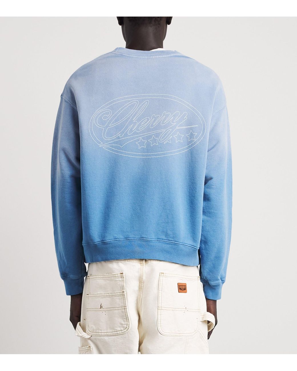 CHERRY LA Blue One-Star Flag Sweatshirt for men