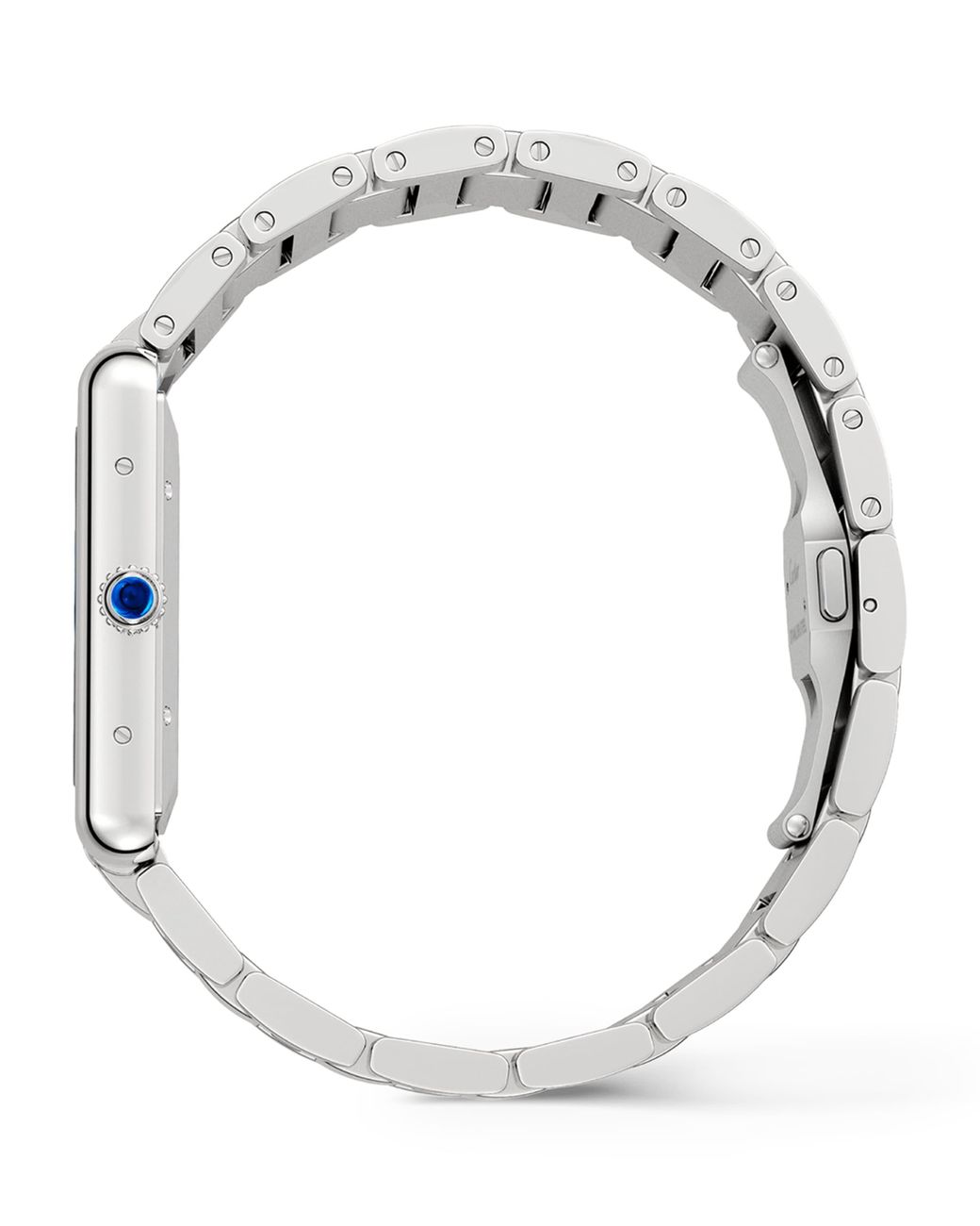 Cartier Gray Extra-Large Steel Tank Must Watch