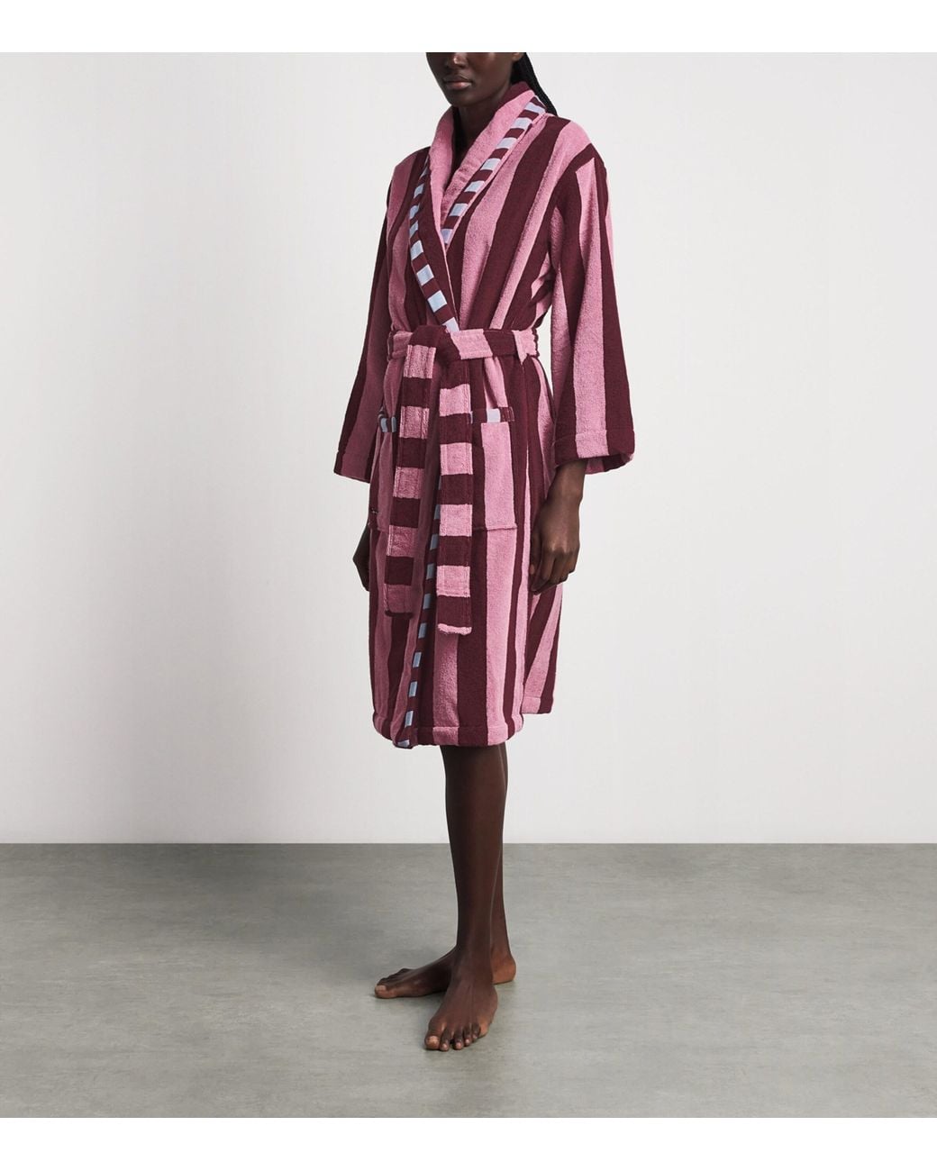 TBCo Red Terry Cotton Bath Robe