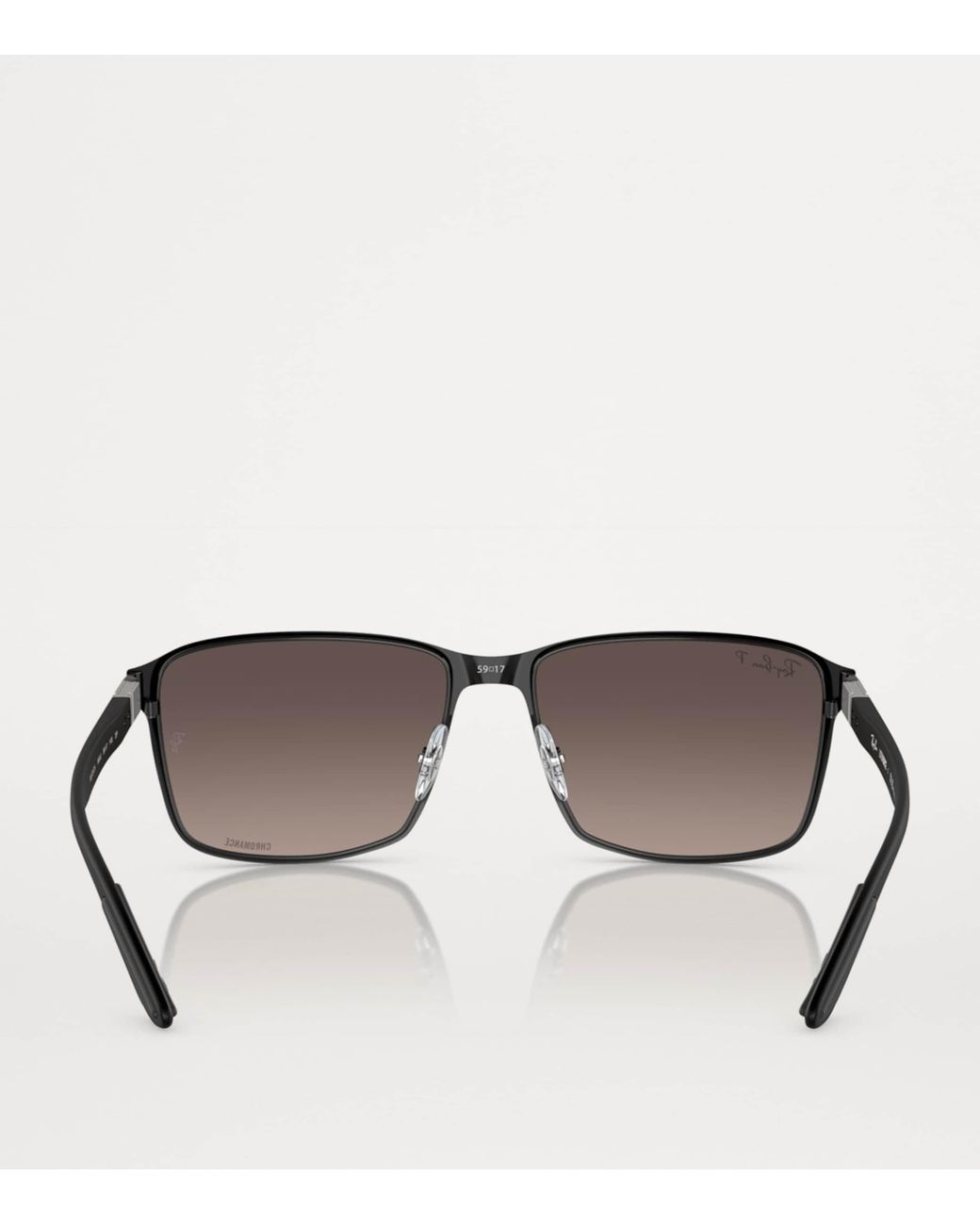 Ray-Ban Gray Metal Rb3721Ch Chromance Sunglasses