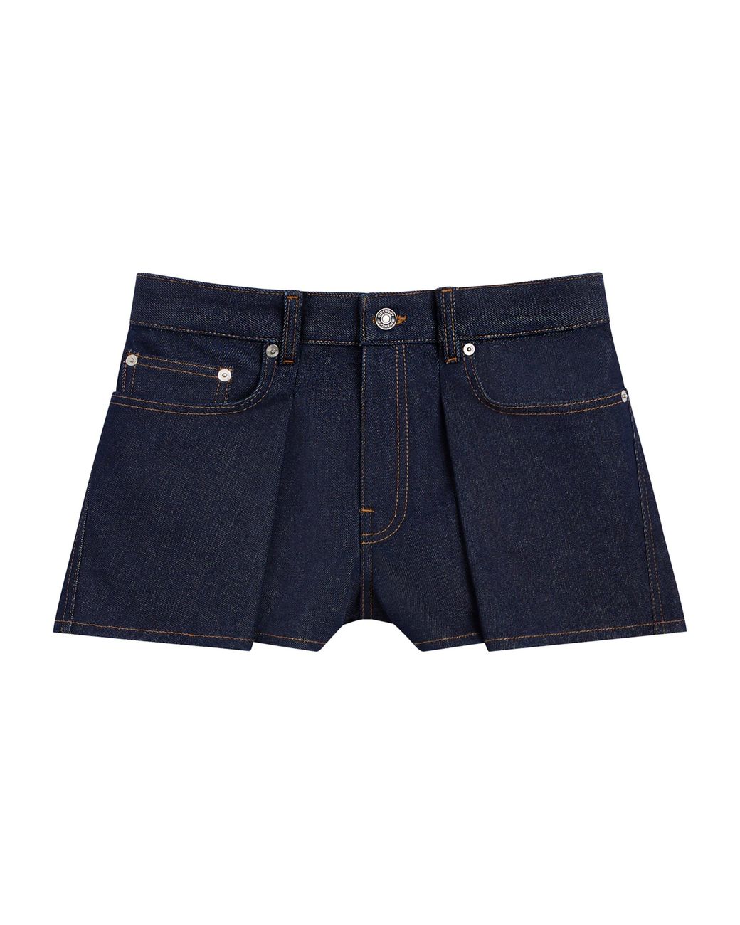 Givenchy Blue Denim Pinch Shorts