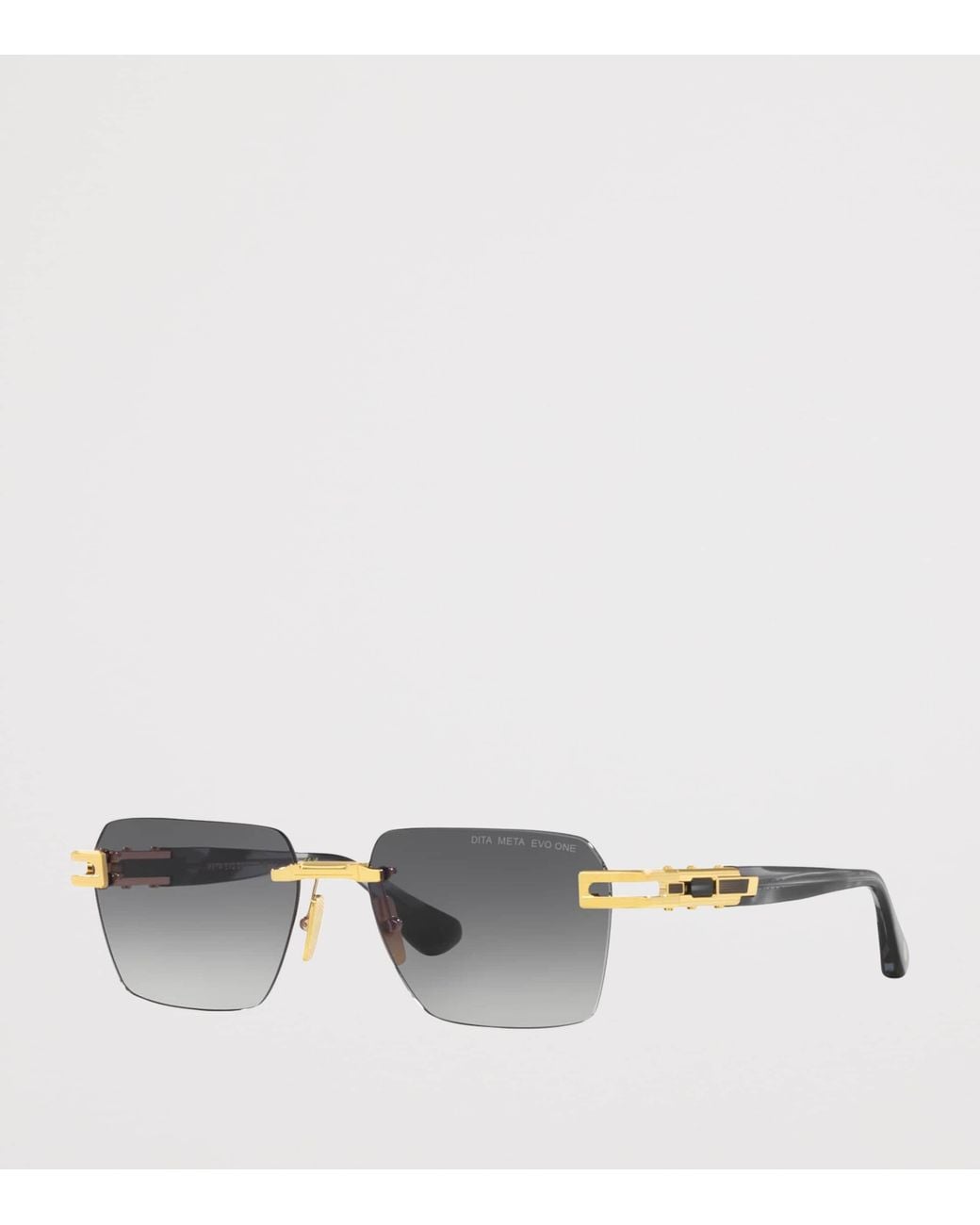 Dita Eyewear Gray Meta-Evo One Square Sunglasses