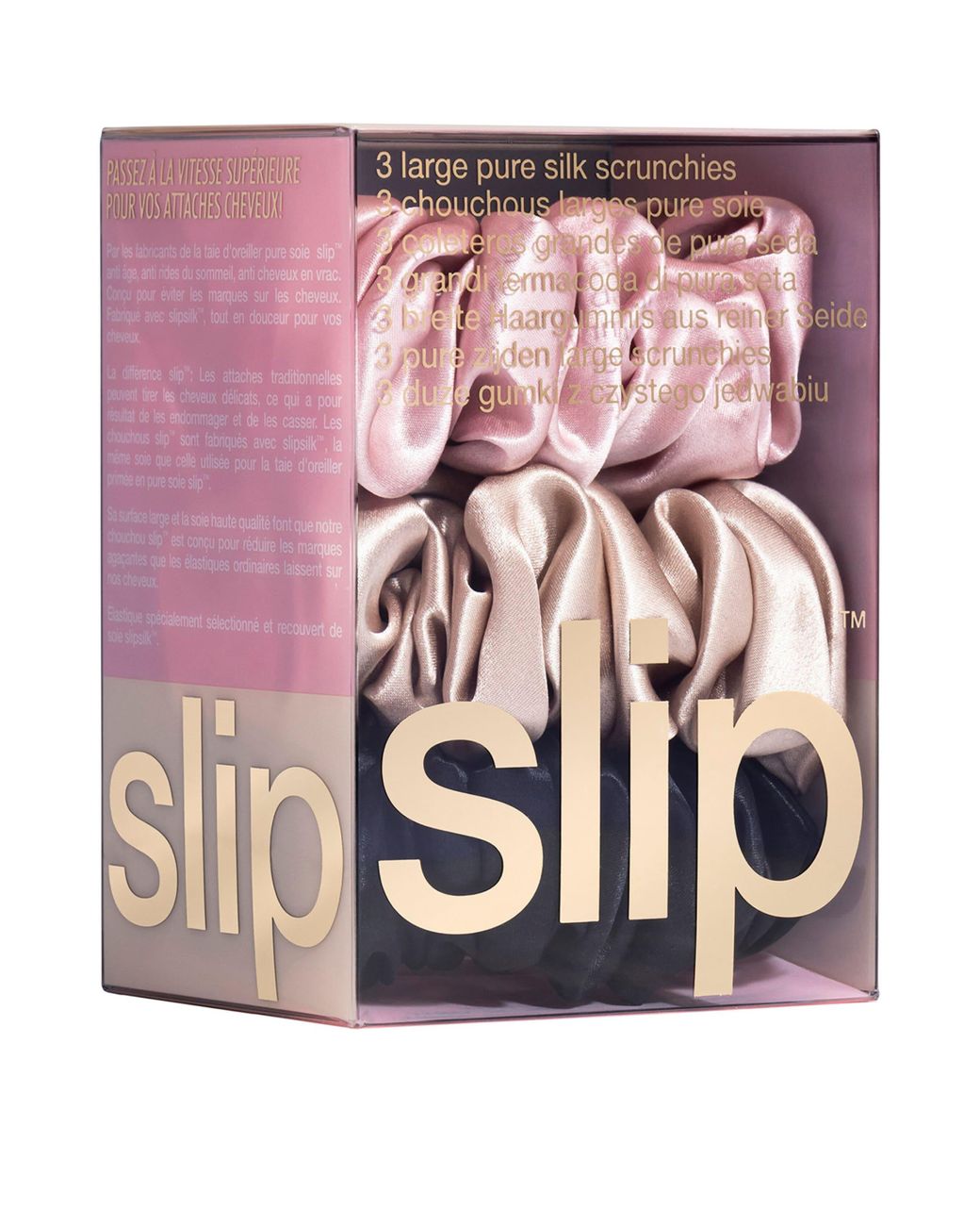 Slip Blue Pure Silk Scrunchies