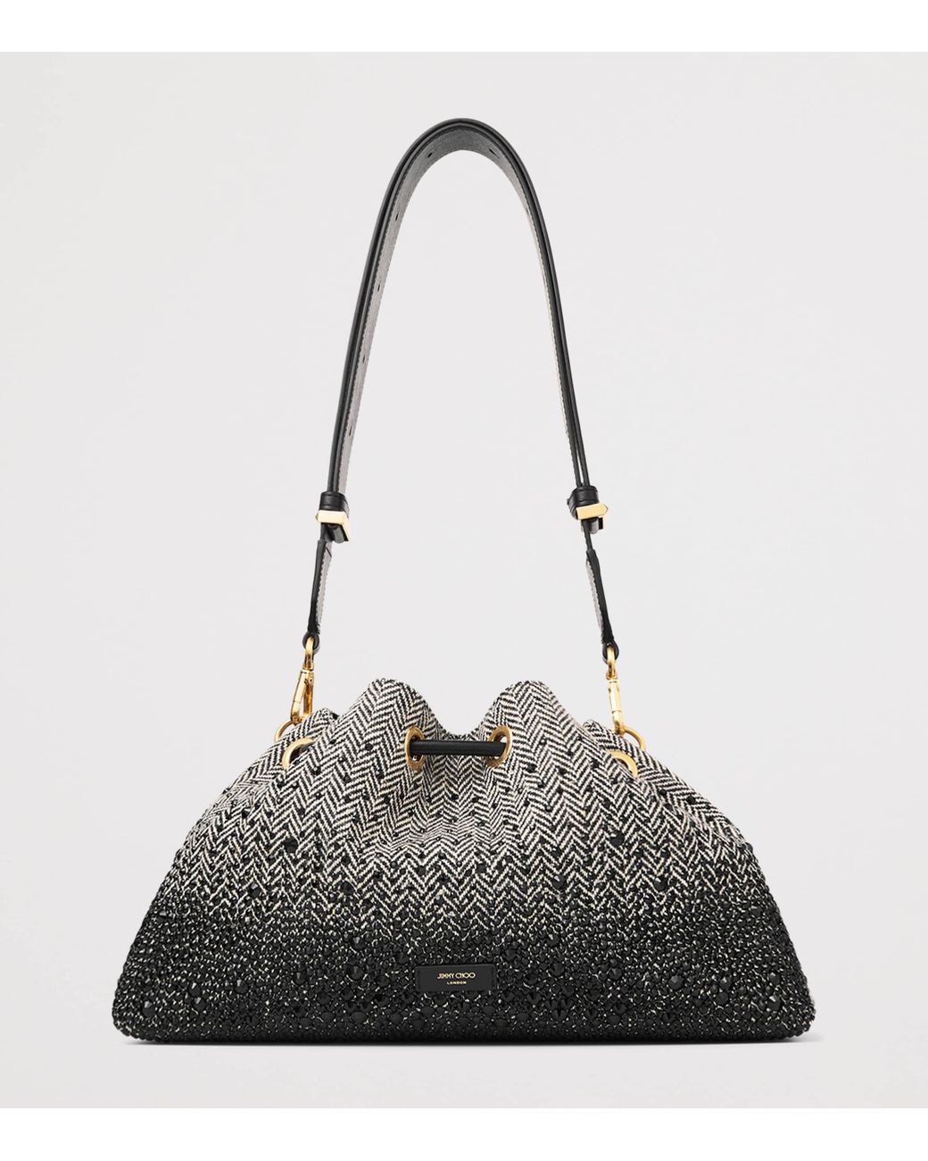 Jimmy Choo Gray Bon Bon Shoulder Bag