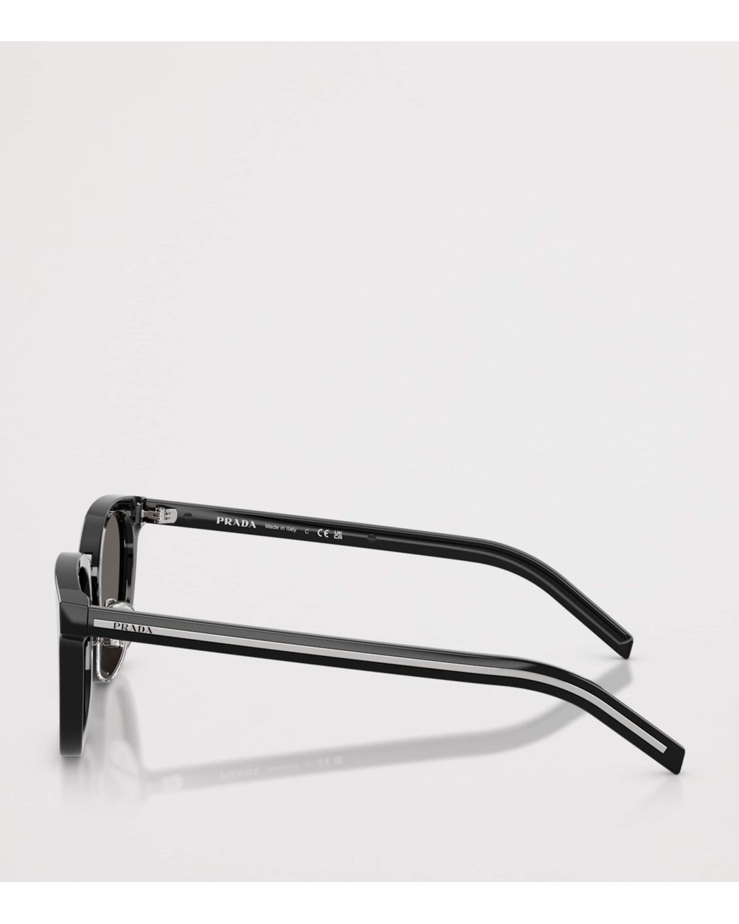 Prada Gray Pr C01Sd Cat-Eye Sunglasses for men