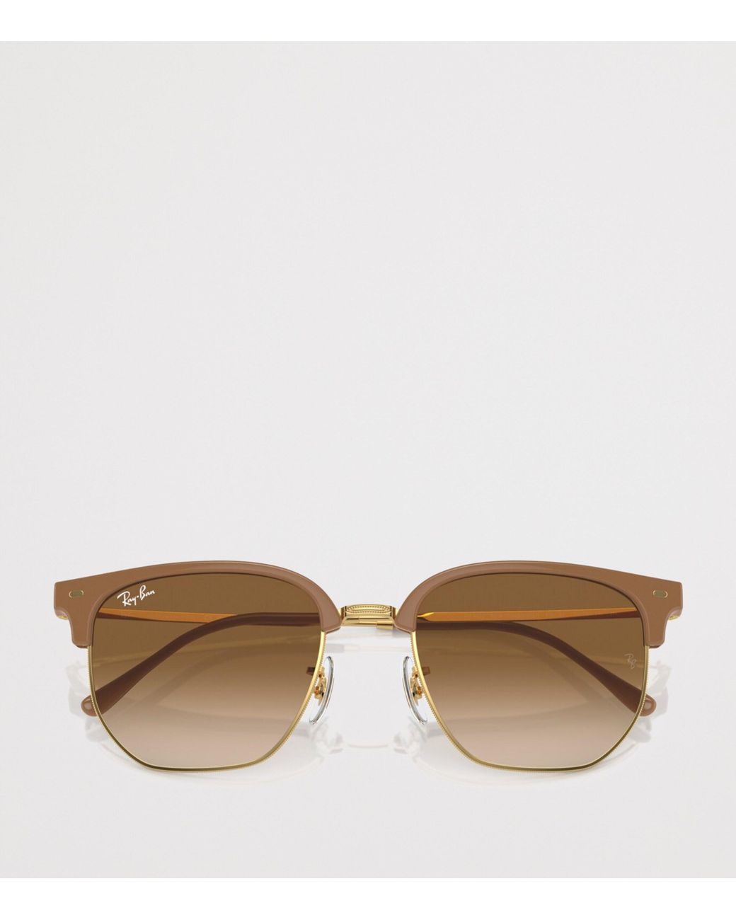 Ray-Ban Brown New Clubmaster Sunglasses