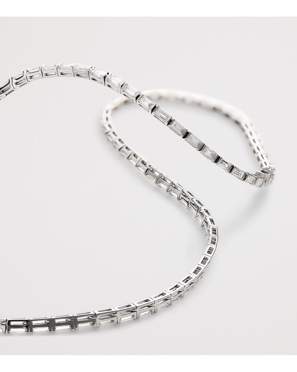 Anita Ko Metallic And Baguette Diamond Choker