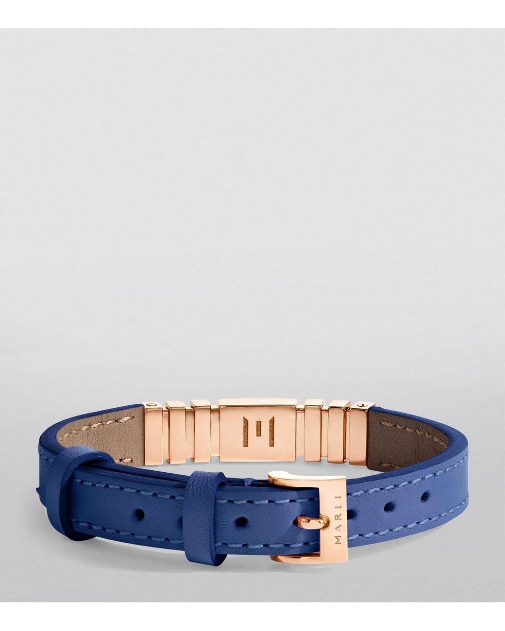 Marli New York Blue Diamond And Nappa Leather Unii Bracelet