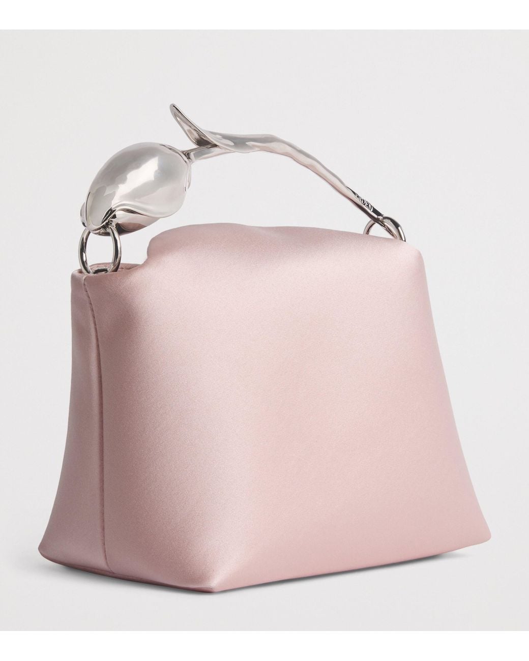 Erdem Pink Mini Satin Bloom Top-Handle Bag