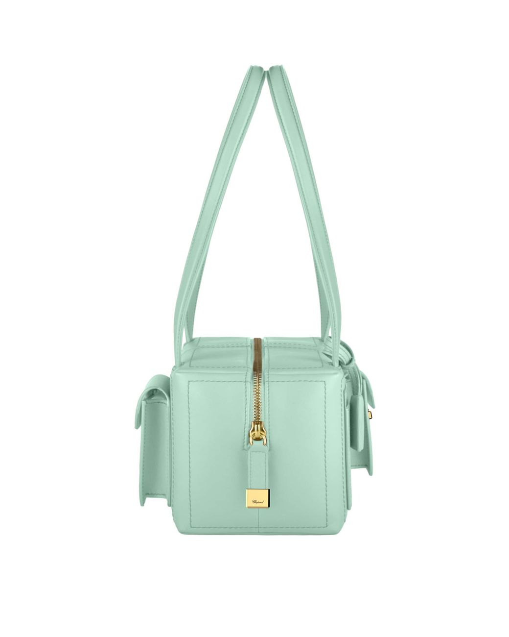 Chopard Green Leather Ice Cube Shoulder Bag