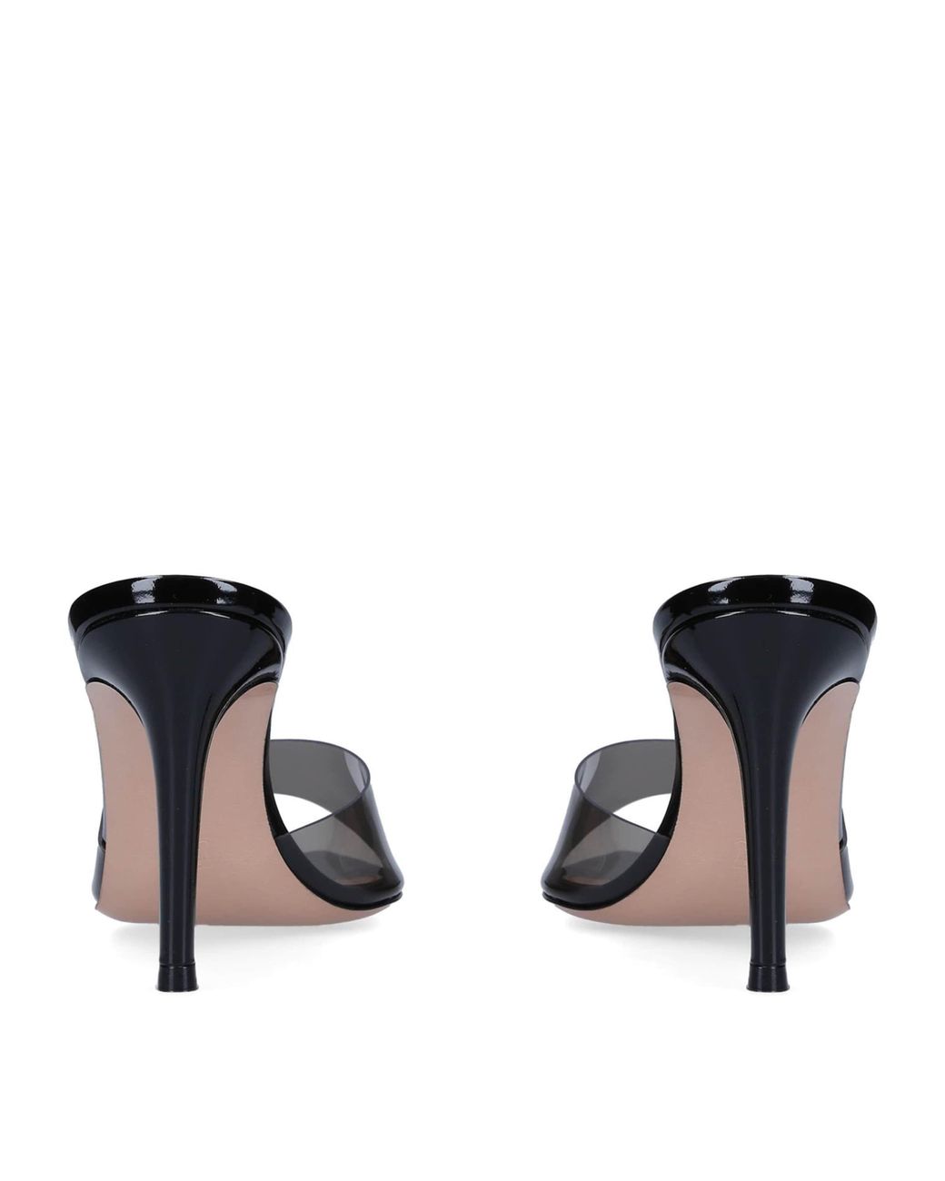 Gianvito Rossi Metallic Elle Mules 85