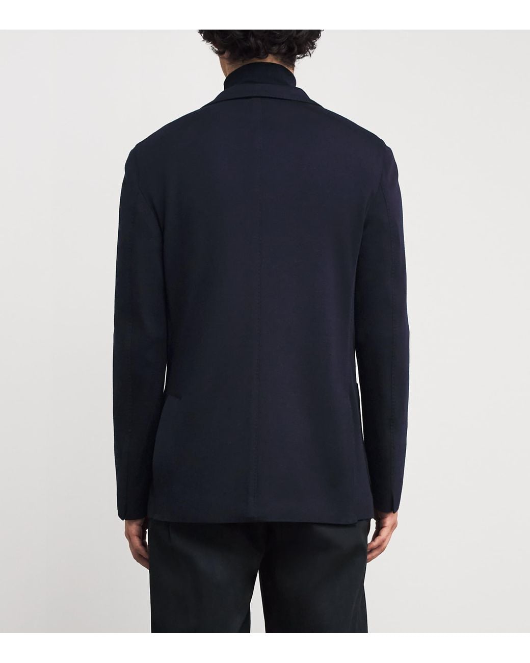 Eleventy Blue Single-Breasted Blazer for men