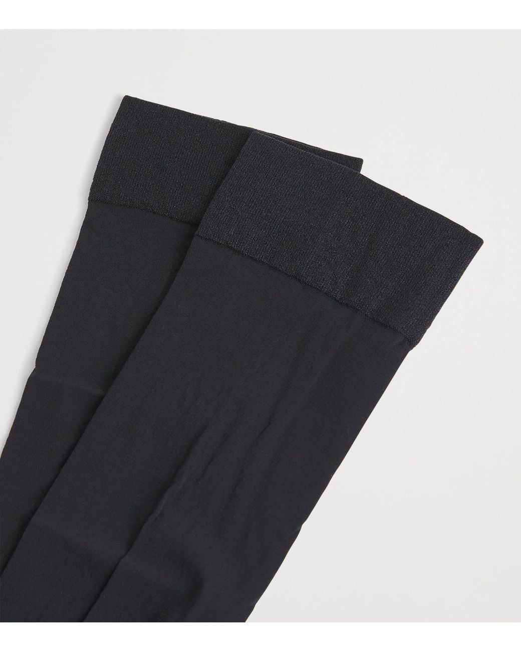 Wolford White Individual 10 Socks