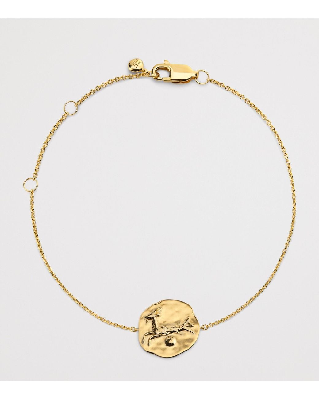 Monica Vinader Metallic Vermeil Capricorn Zodiac Bracelet