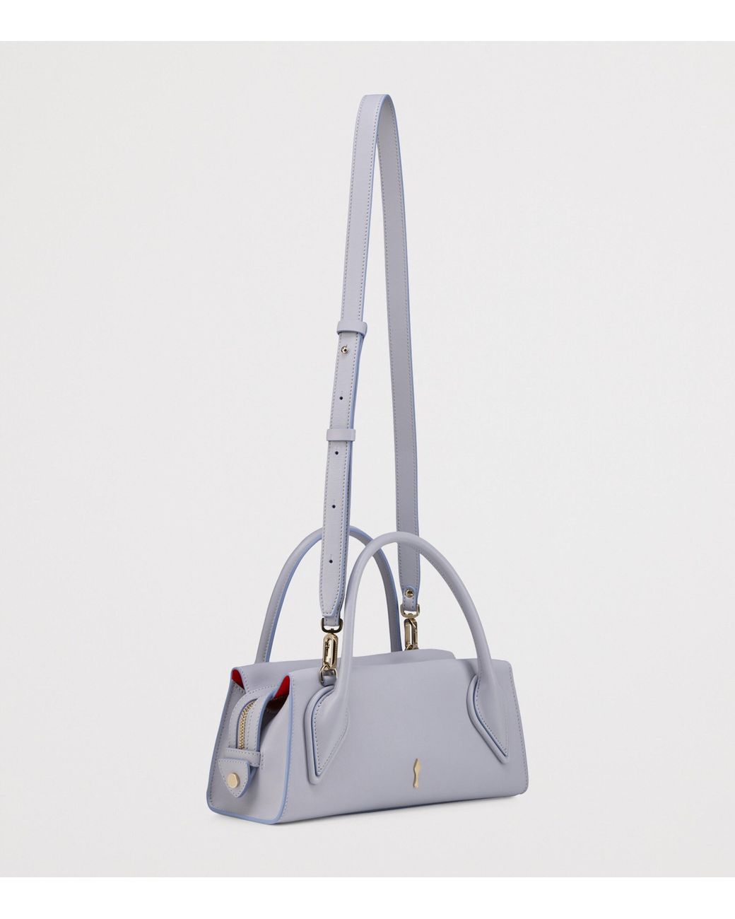 Christian Louboutin Gray Venus Mini Leather Crossbody Bag