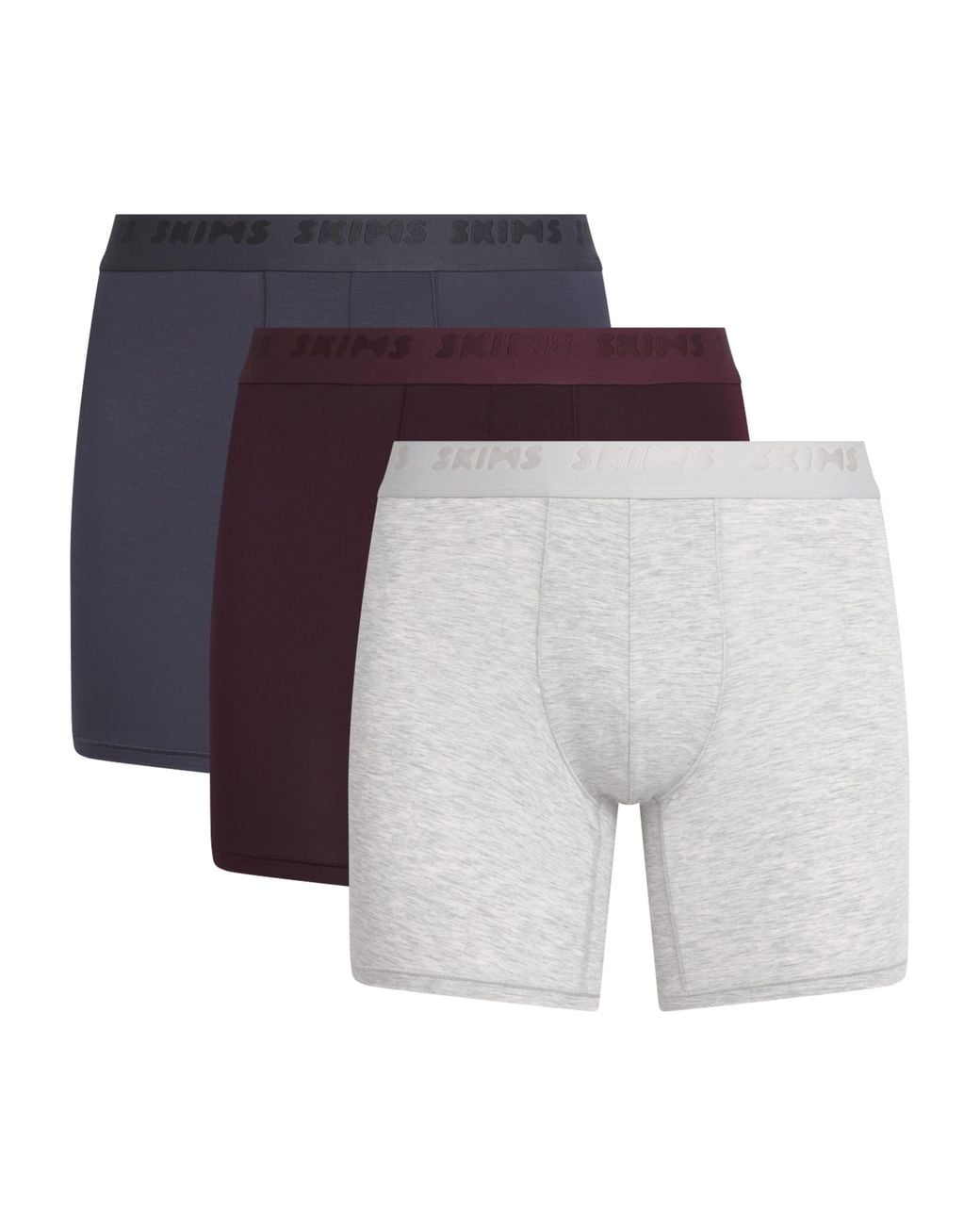 Skims Blue Stretch Boxer Briefs for men