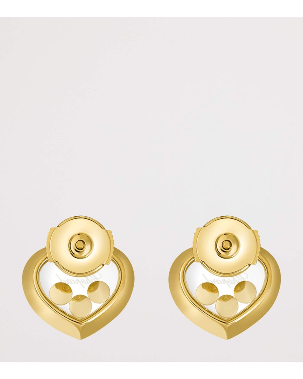 Chopard Metallic And Diamond Happy Diamonds Icons Earrings