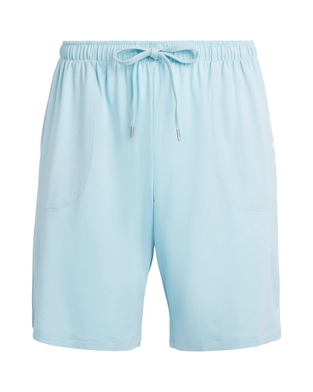 Derek Rose Blue Micromodal Basel Sweatshorts for men