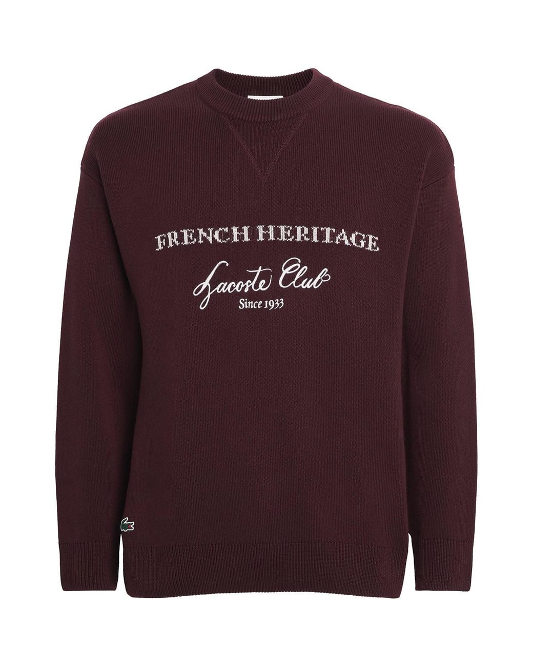 Lacoste Brown Tennis Heritage Sweater for men