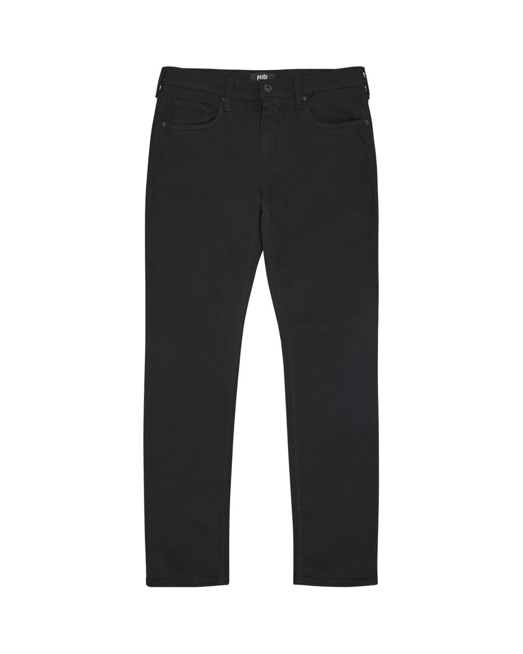 PAIGE Black Federal Slim Jeans for men