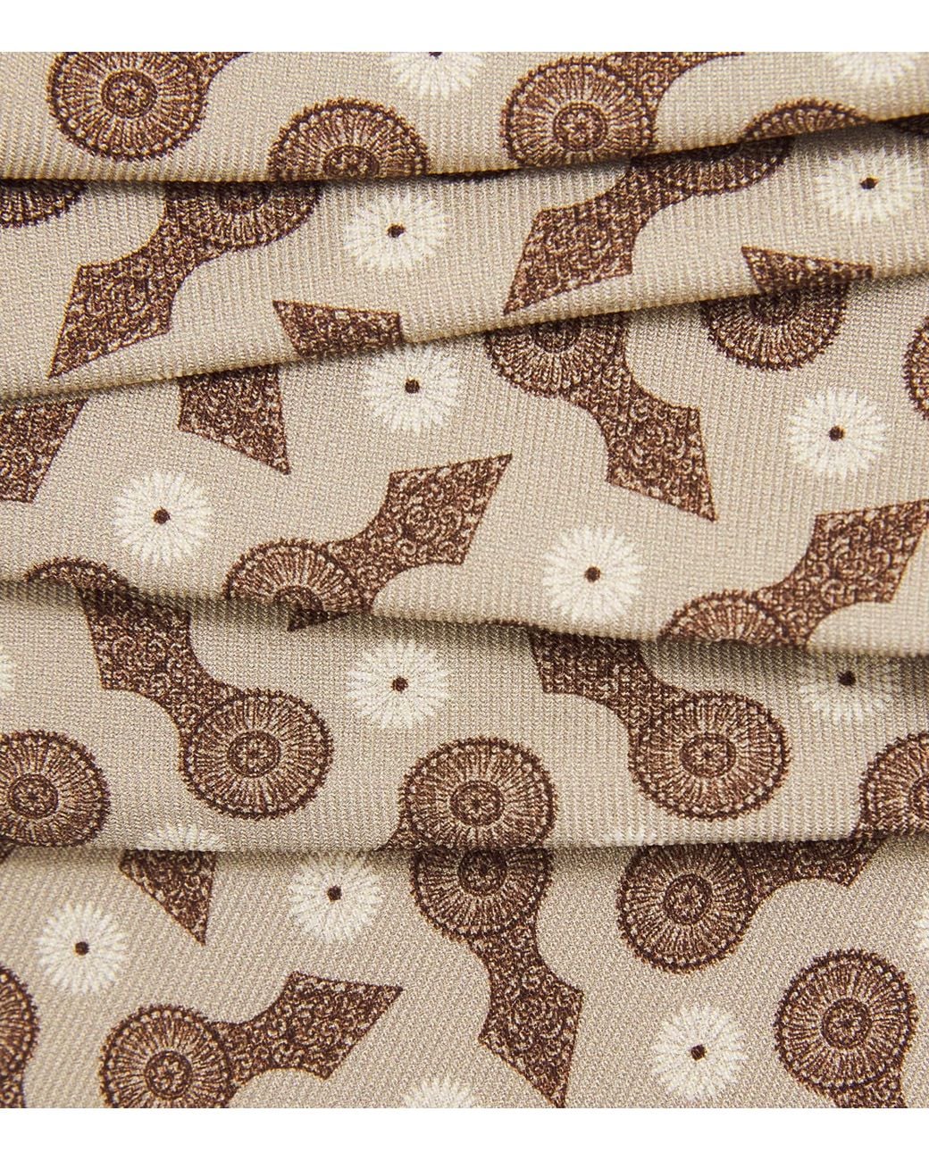 James Purdey & Sons Metallic Silk Barrel Blossom Tie for men