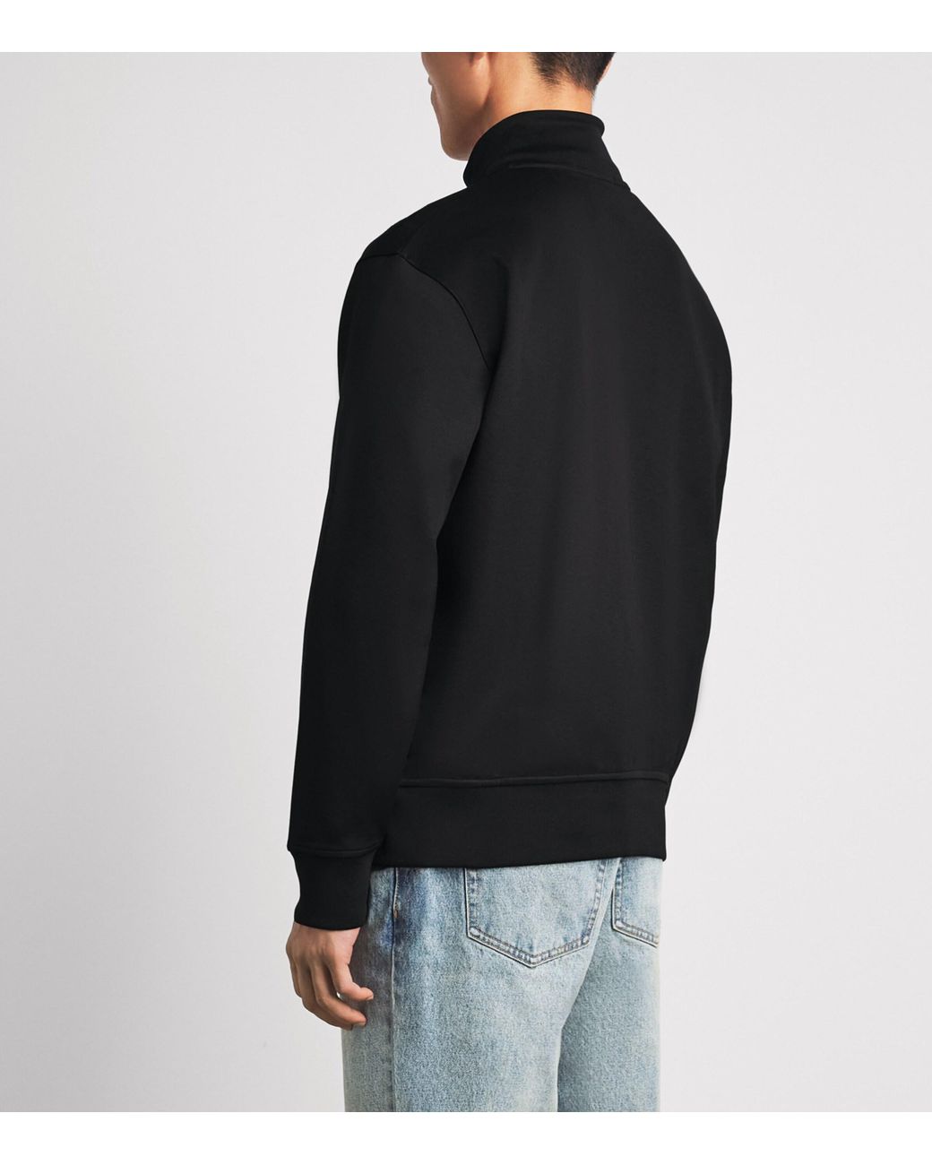 Polo Ralph Lauren Black Embroidered Monogram Jacket for men