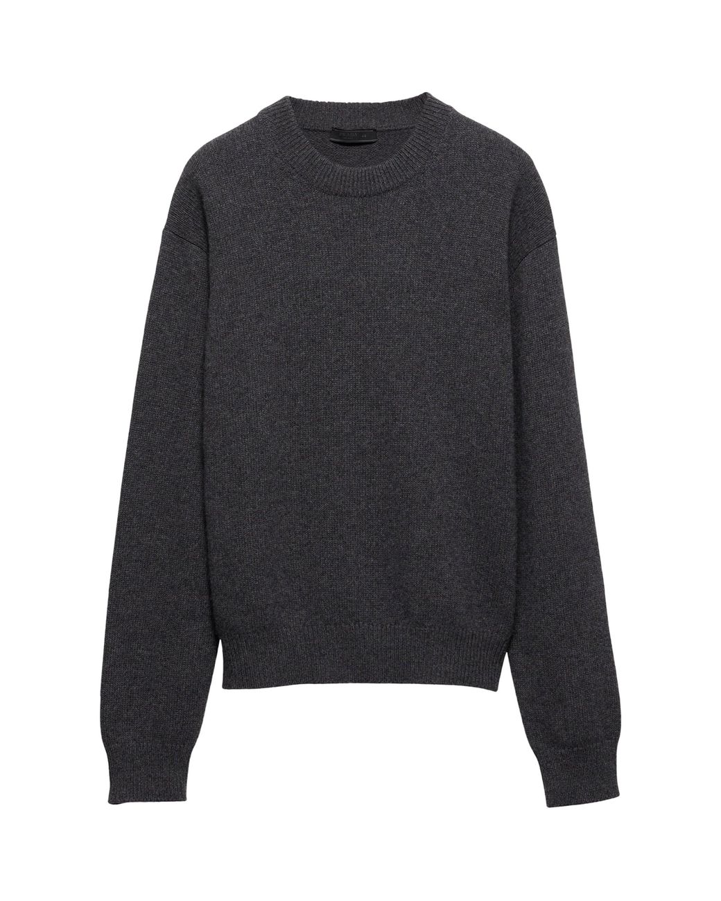 Prada Black Re-Cashmere Crew-Neck Sweater for men