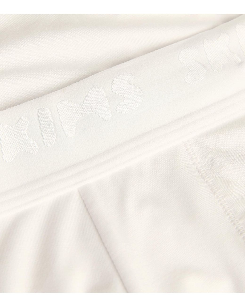 Skims White Stretch-Jersey Boxer Briefs for men