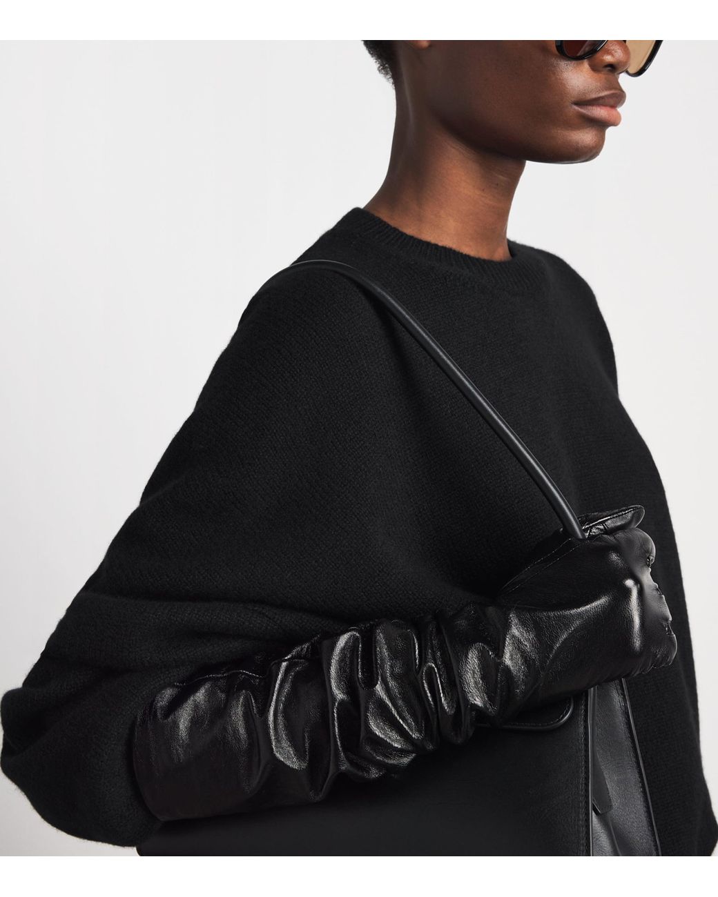 Khaite Black Cashmere Margaux Sweater