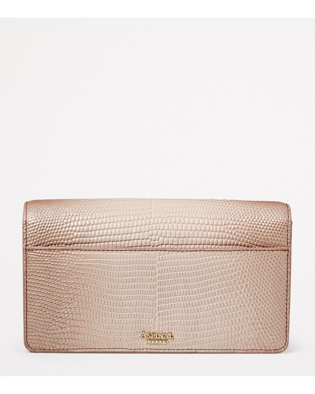 Aspinal Natural Mayfair 2 Clutch Bag