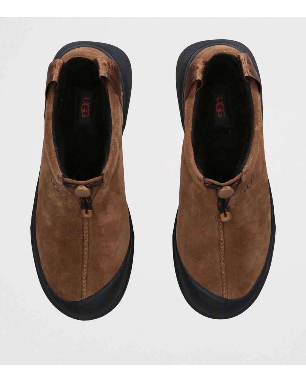 Ugg Brown Suede Outpost Slip-On Shoes for men
