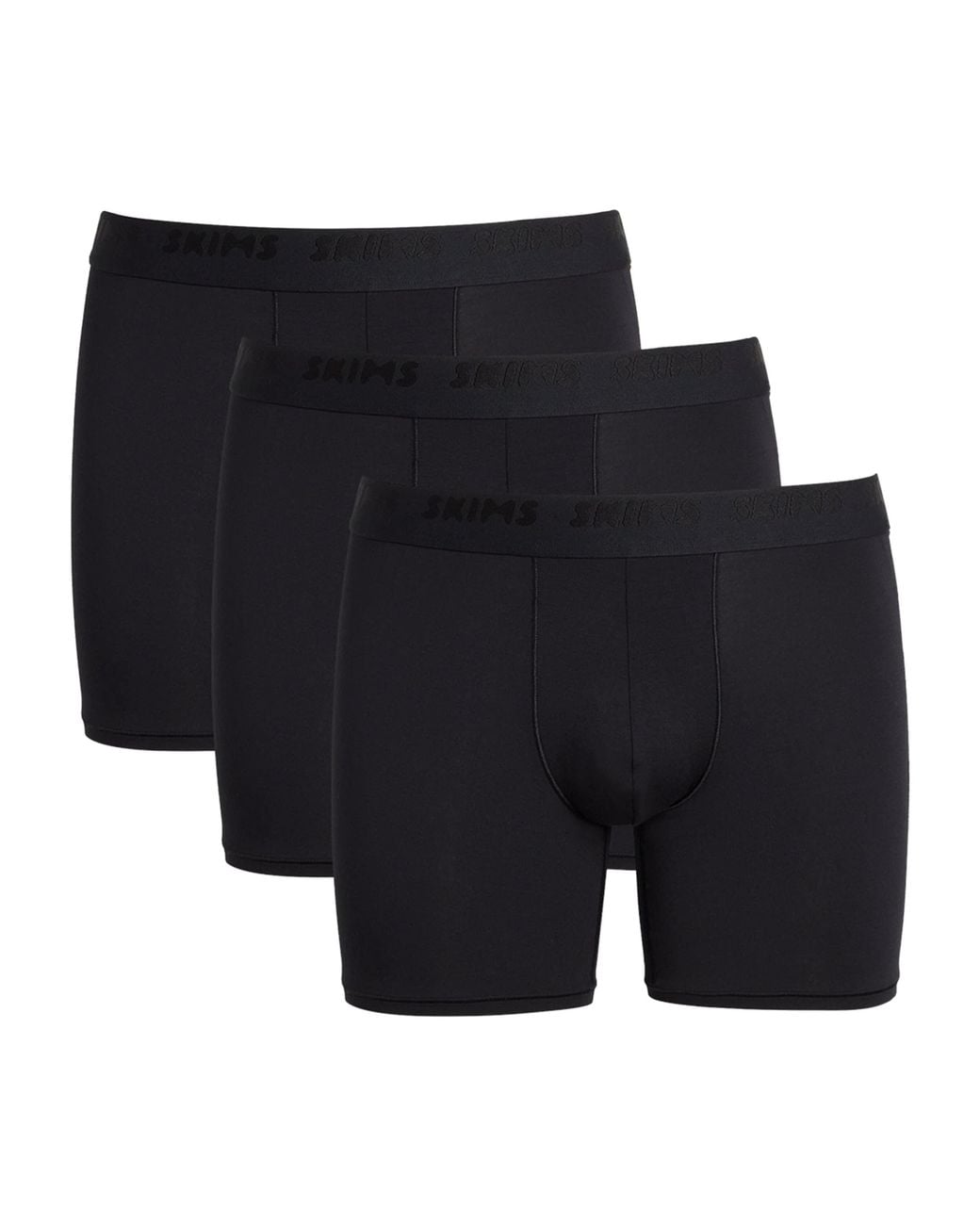 Skims Black Stretch Boxer Briefs for men