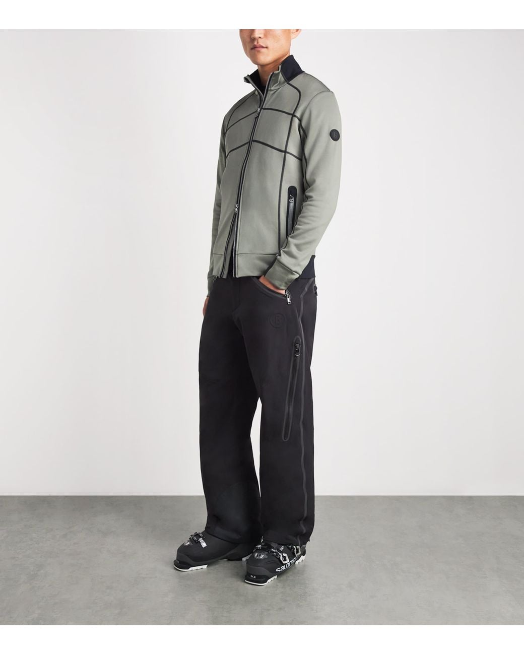 Bogner Black Water-Repellent Tim Ski Trousers for men