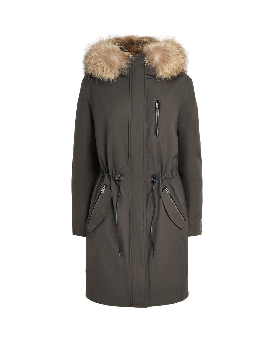 Mackage Gray Fur Rena Parka Jacket