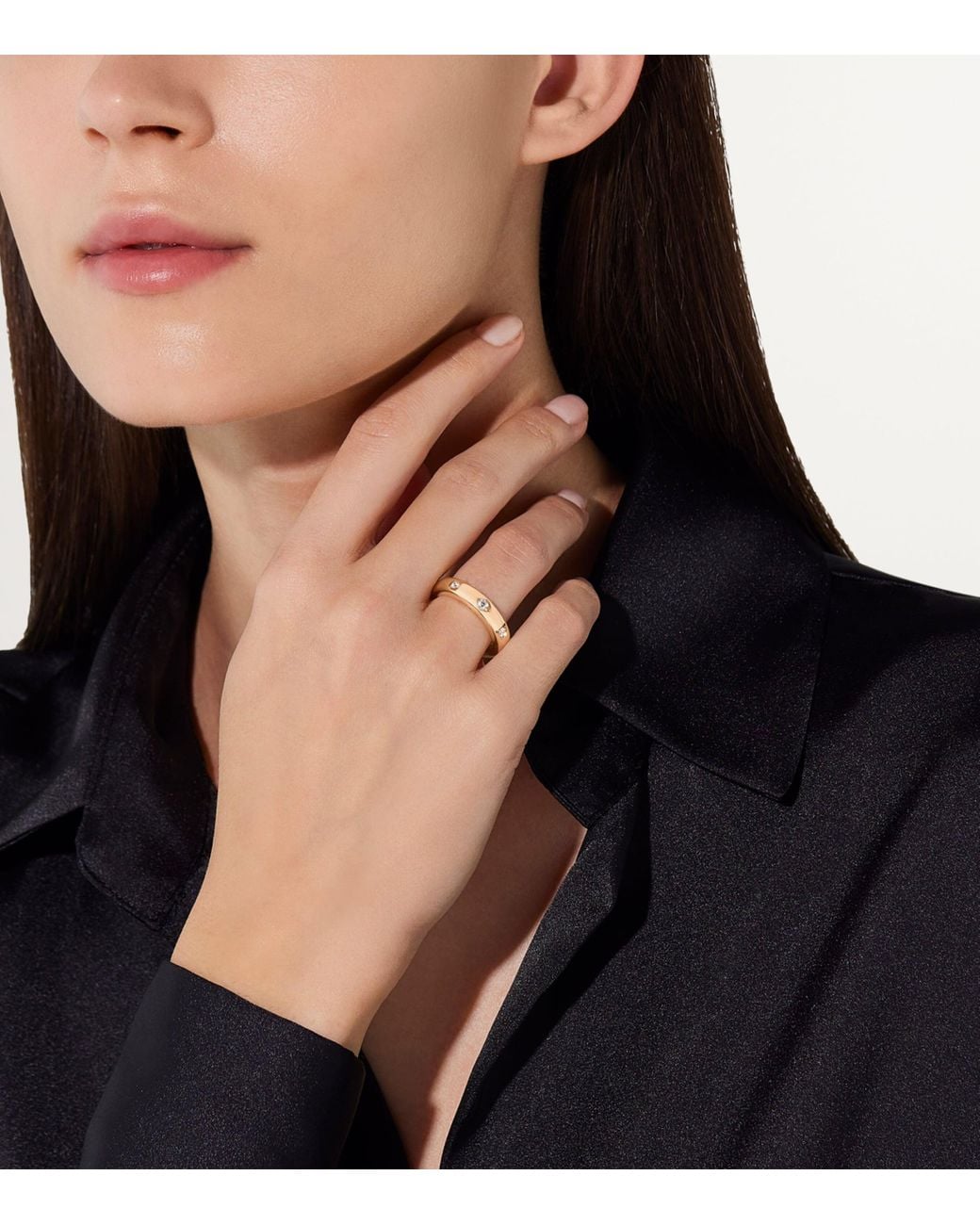 Pomellato Metallic And Diamond Iconica Ring