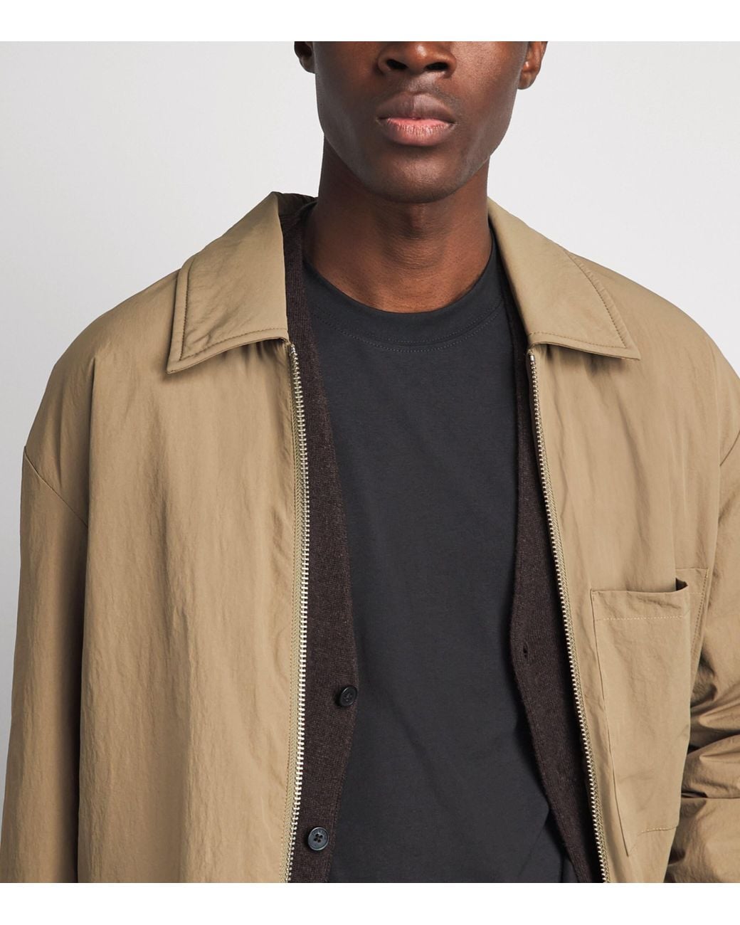 7 For All Mankind Blue Crew-Neck T-Shirt for men