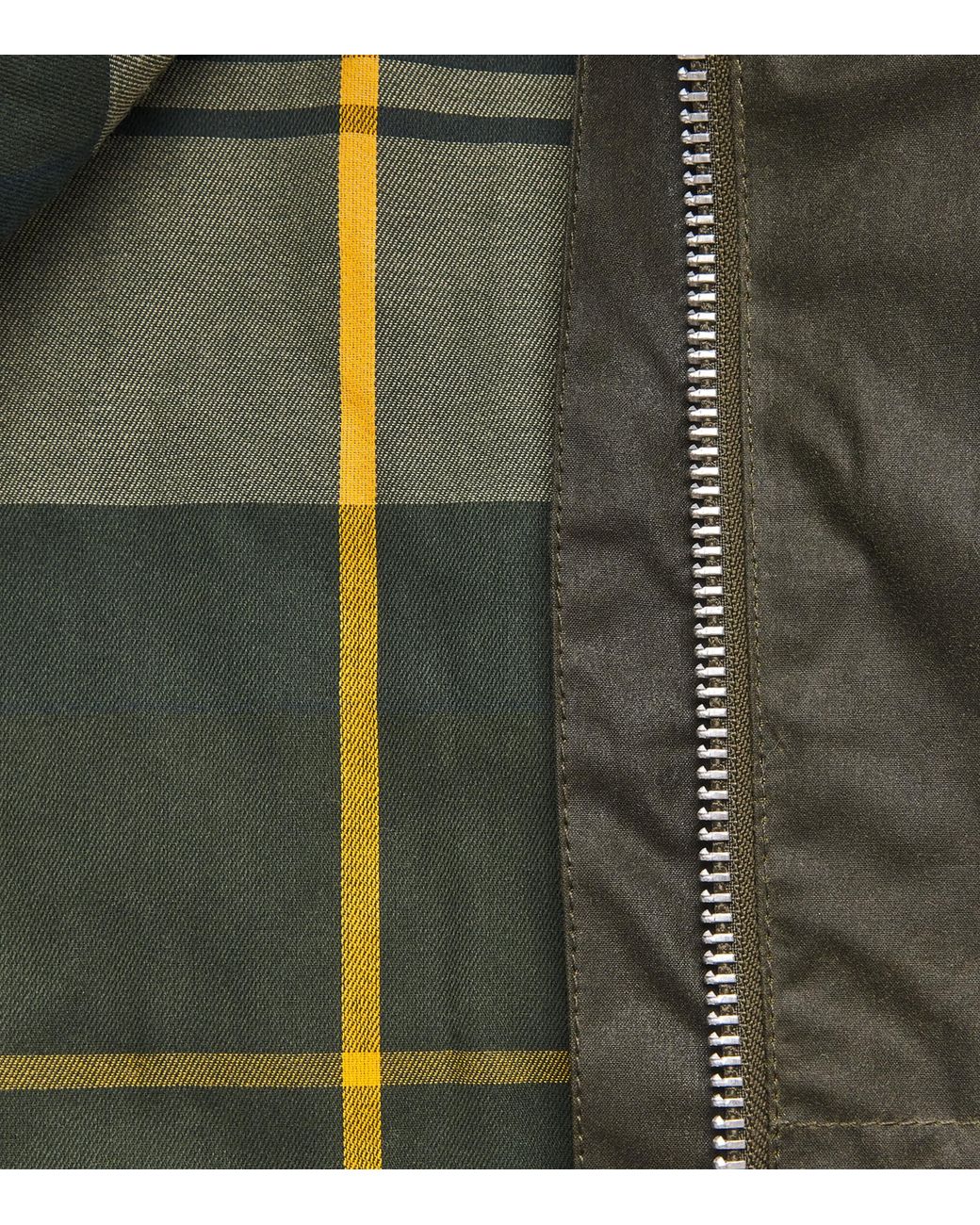 Barbour Gray Waxed Aberford Jacket